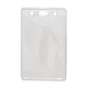 Illustration for article titled Badge Holders in Clear Vinylem/em